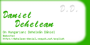 daniel dehelean business card